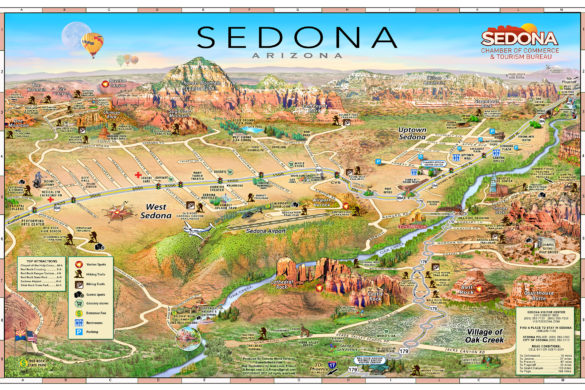 Interactive map of Sedona